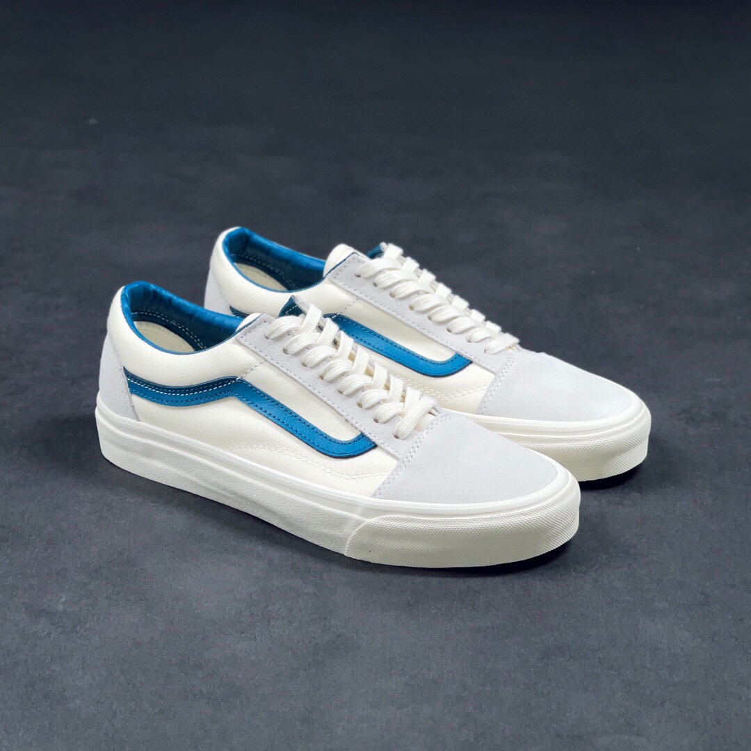 莆田鞋匠|Vans Vault OG Old Skool LX 白蓝