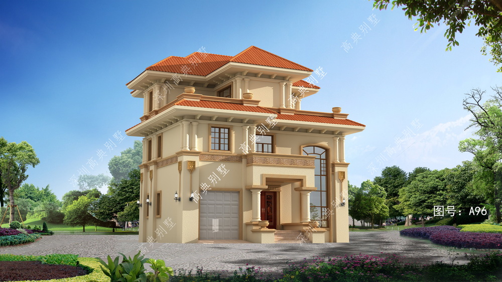 这款欧式别墅,户型设计实用,让你的房子成为独一无二的存在。