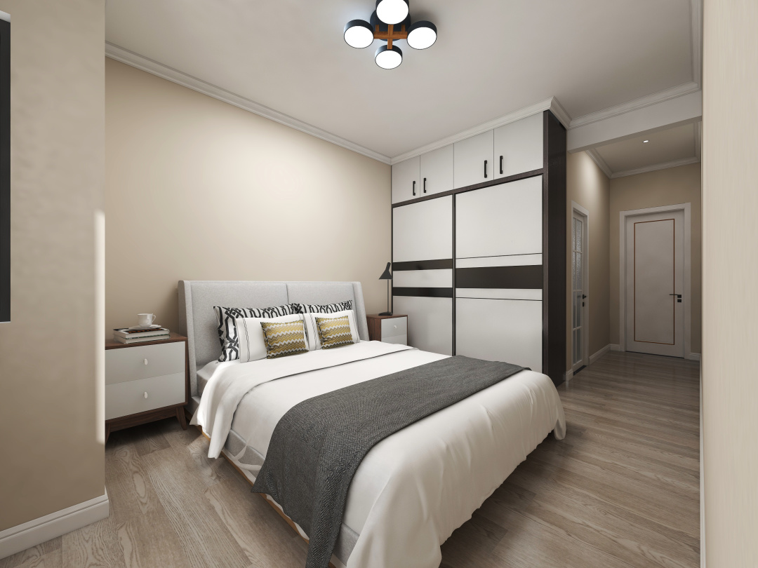 【鲁班装饰】朗悦湾122m2轻奢风格 生活的纯洁