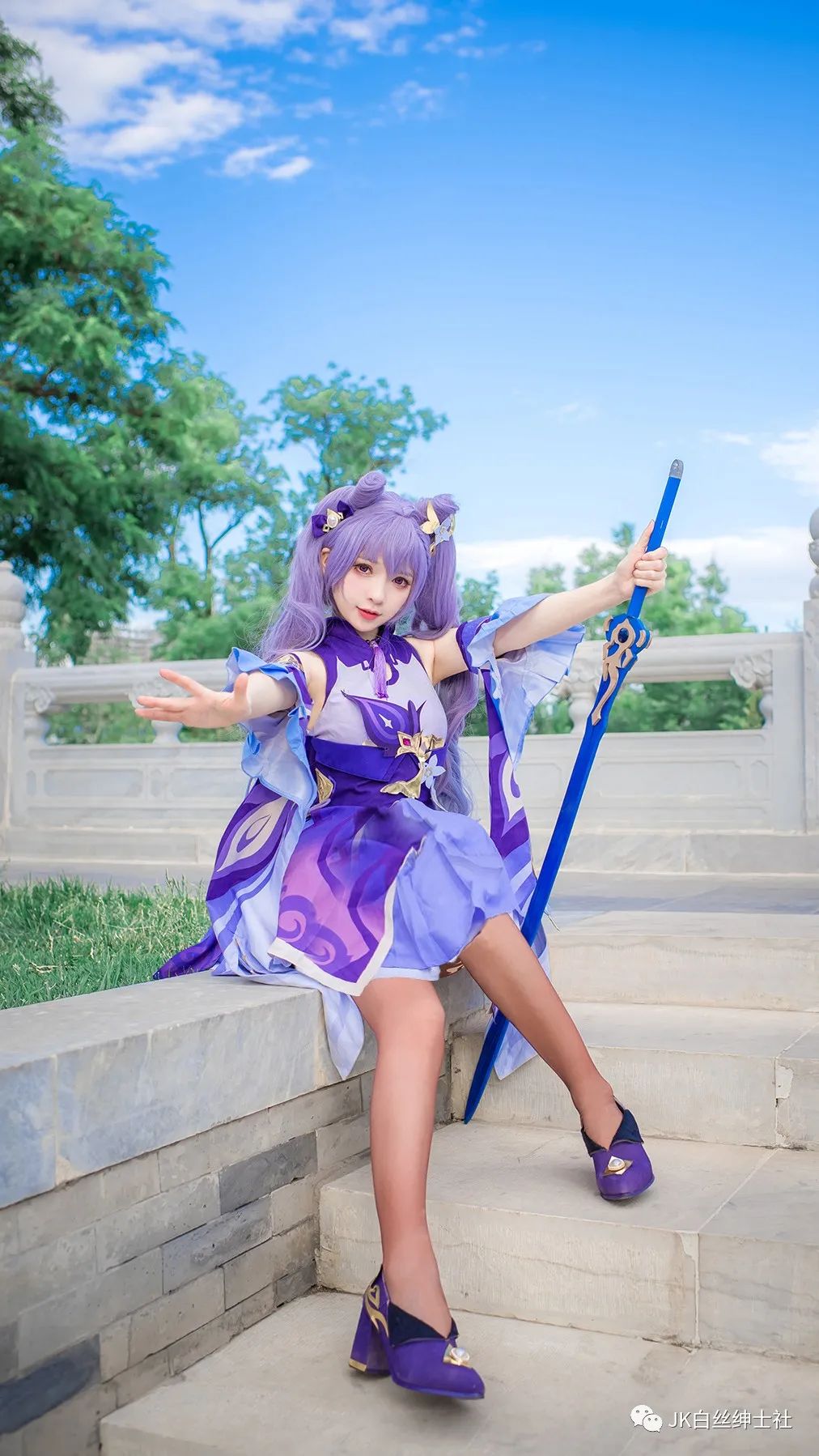 |cos：二次元cos大赏原神刻晴cos正片@十一