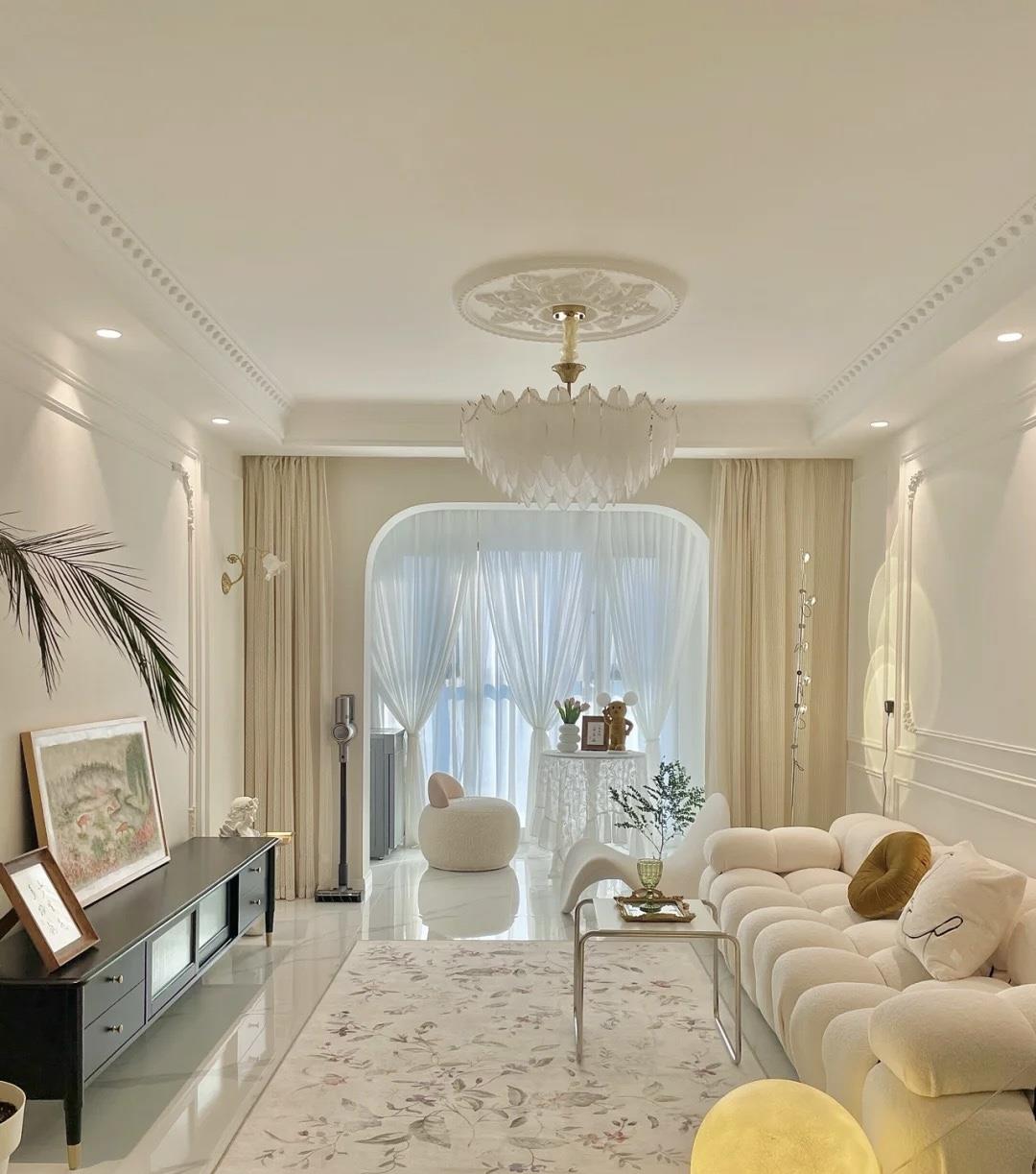 这是我们见过最浪漫的132㎡法式装修，屋内干净到“一层不染”