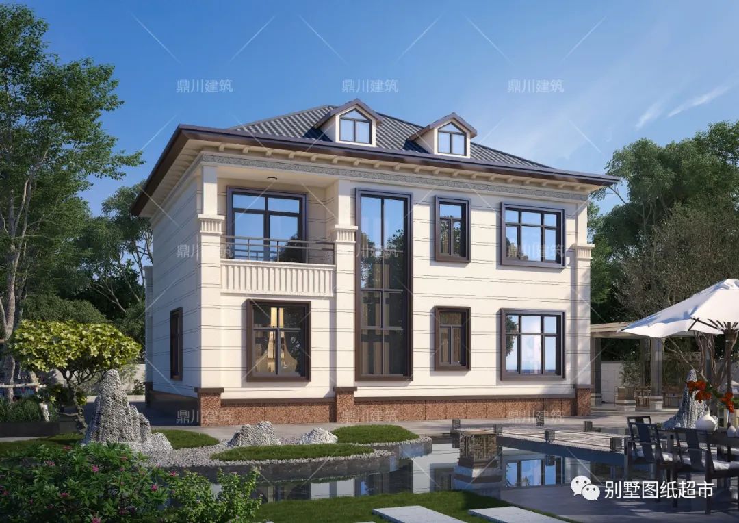 占地145㎡，绝美新中式二层美宅，5室1书房，越住家宅越兴旺