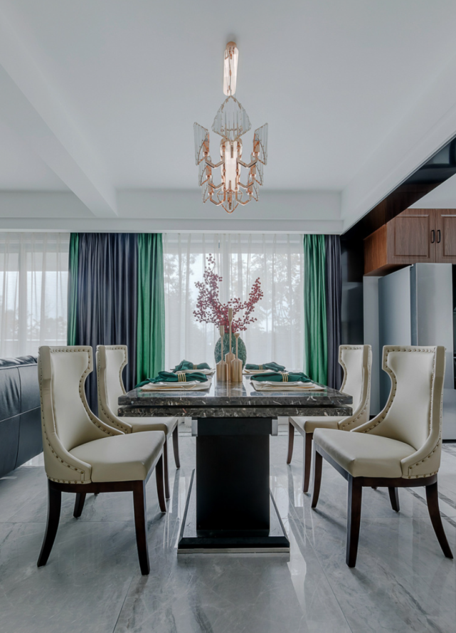 123平现代风三居室全屋温馨自在，还有一种摩登的美感