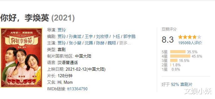 袁咏仪|《你好，李焕英》破13亿，很多网友想二刷，但是票价引起热议