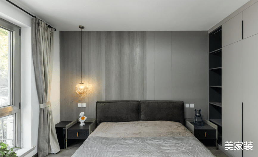现代简约风打造三居室，高级灰做为主色，时髦又前卫