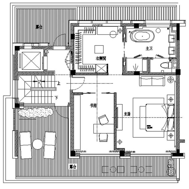 粉色|550㎡现代风别墅，高级灰与水墨色，低调档次的效果很独特