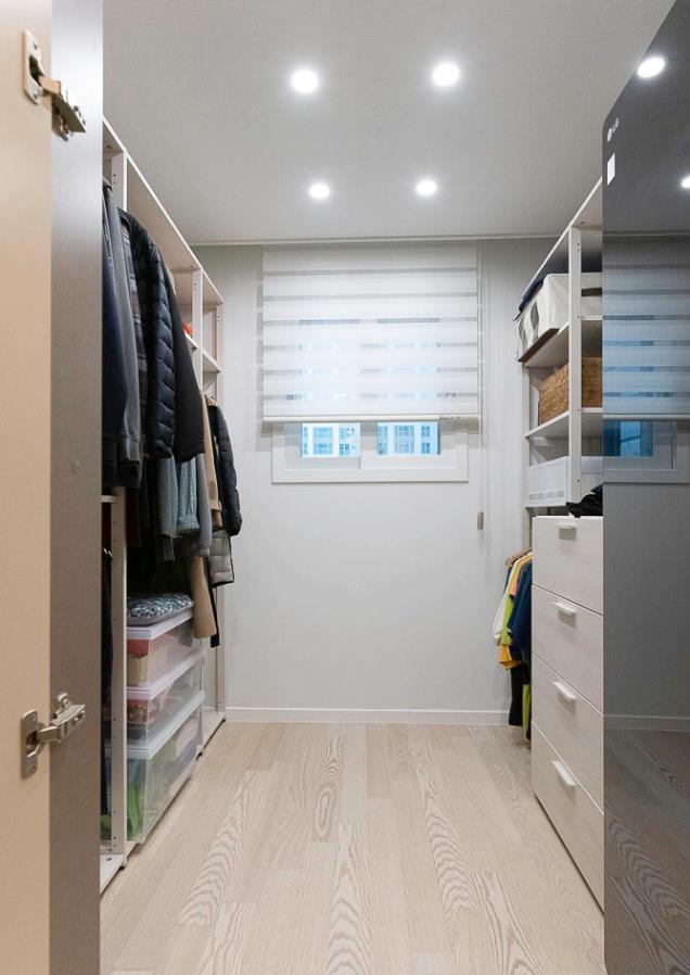 收纳做到最大，客餐厨没有一堵隔墙，这套119㎡的房子，好干净整洁