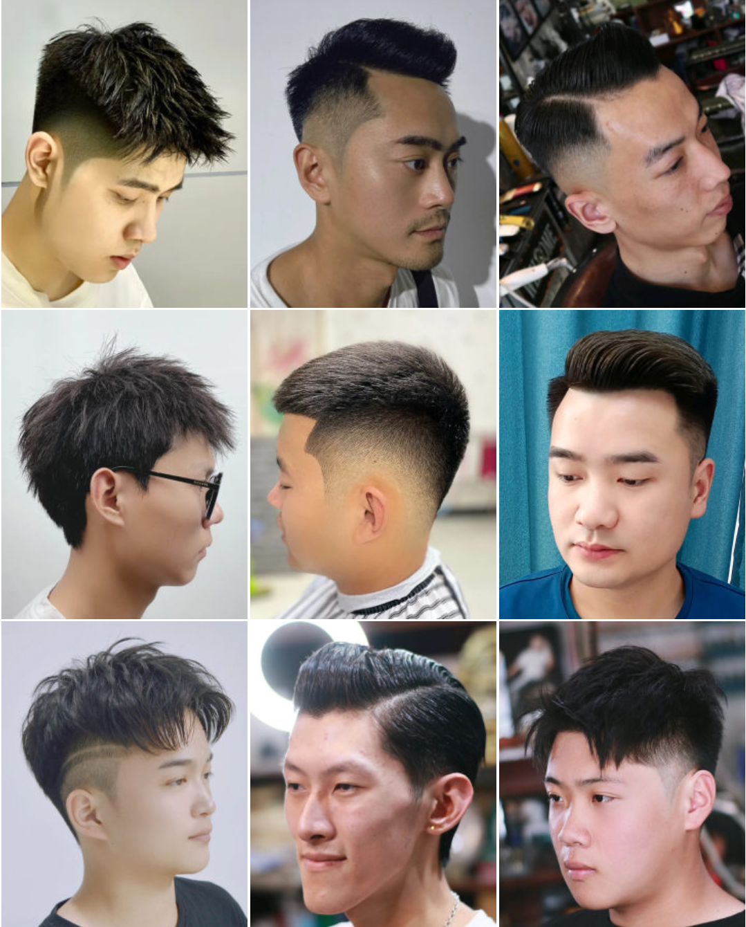 镜子发型|男士发型别再迷茫了，100多款流行发型来了，喜欢就挑一款吧
