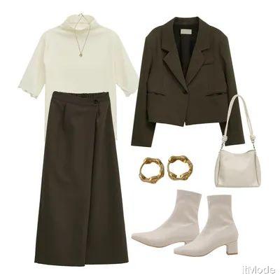 itMode|秋冬高级色通勤穿搭，好看到犯规！