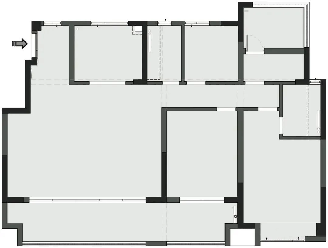 老房翻新 | 143平现代简约风，高级灰质感三居