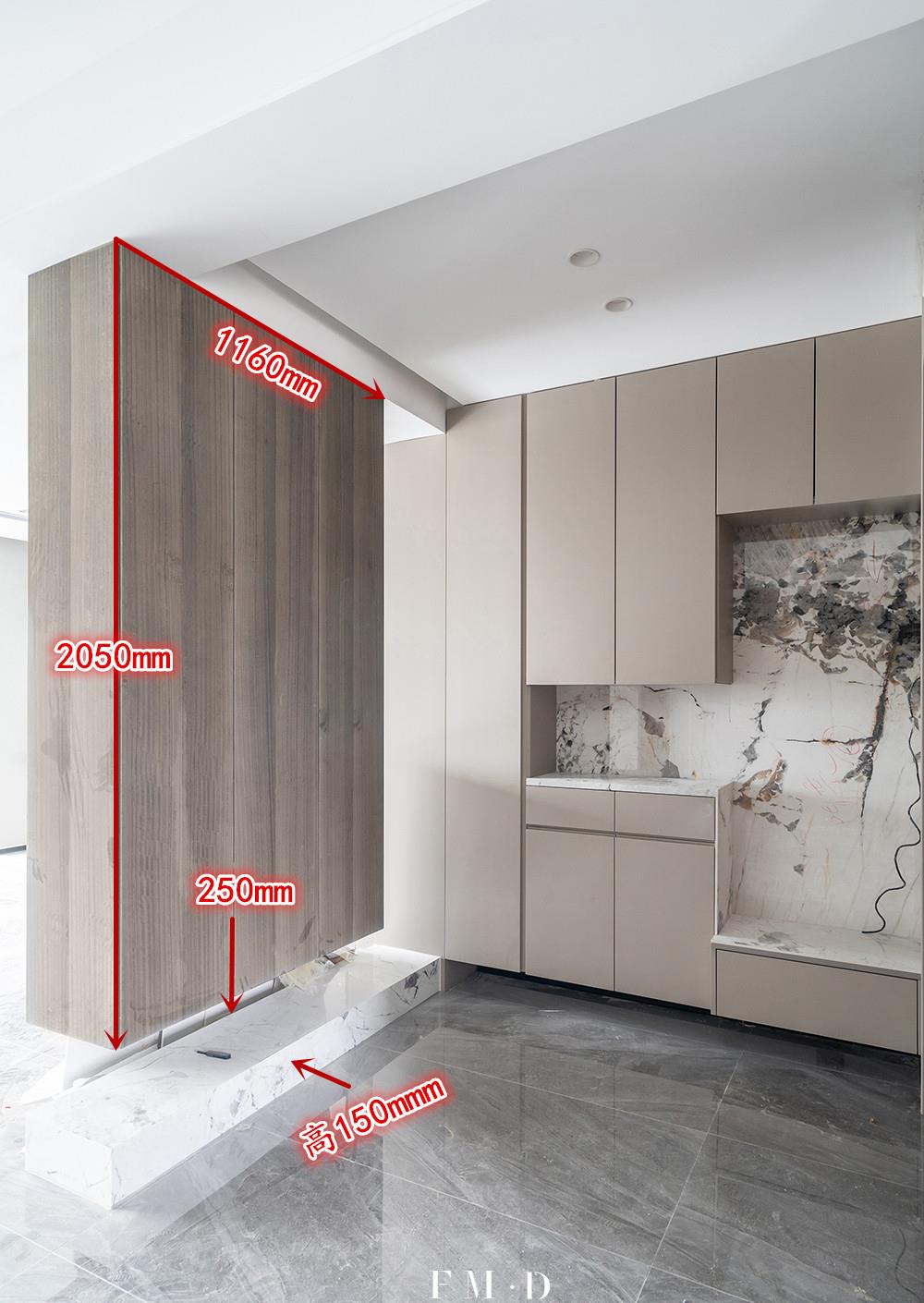 |一梯两户140㎡，夸夸全屋定制的柜子，岩板背景墙配大横厅，高级！