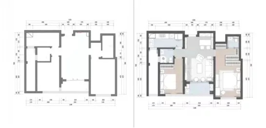 87㎡ 简约美式，清新混搭，生活就该这样缤纷绚丽！
