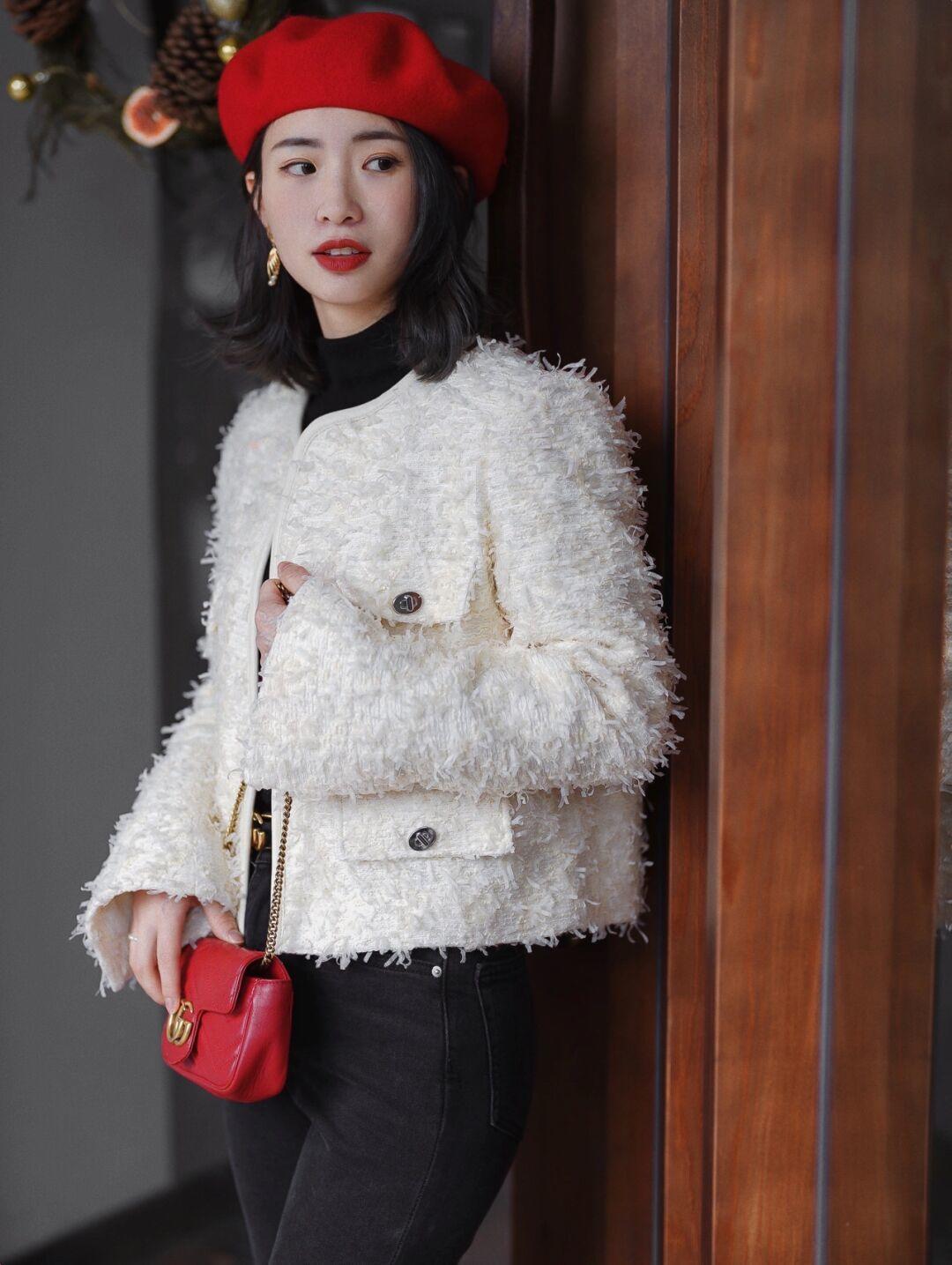 星座男|适合职场OL的“小香风外套”,精致华美,真是贵妇的典范