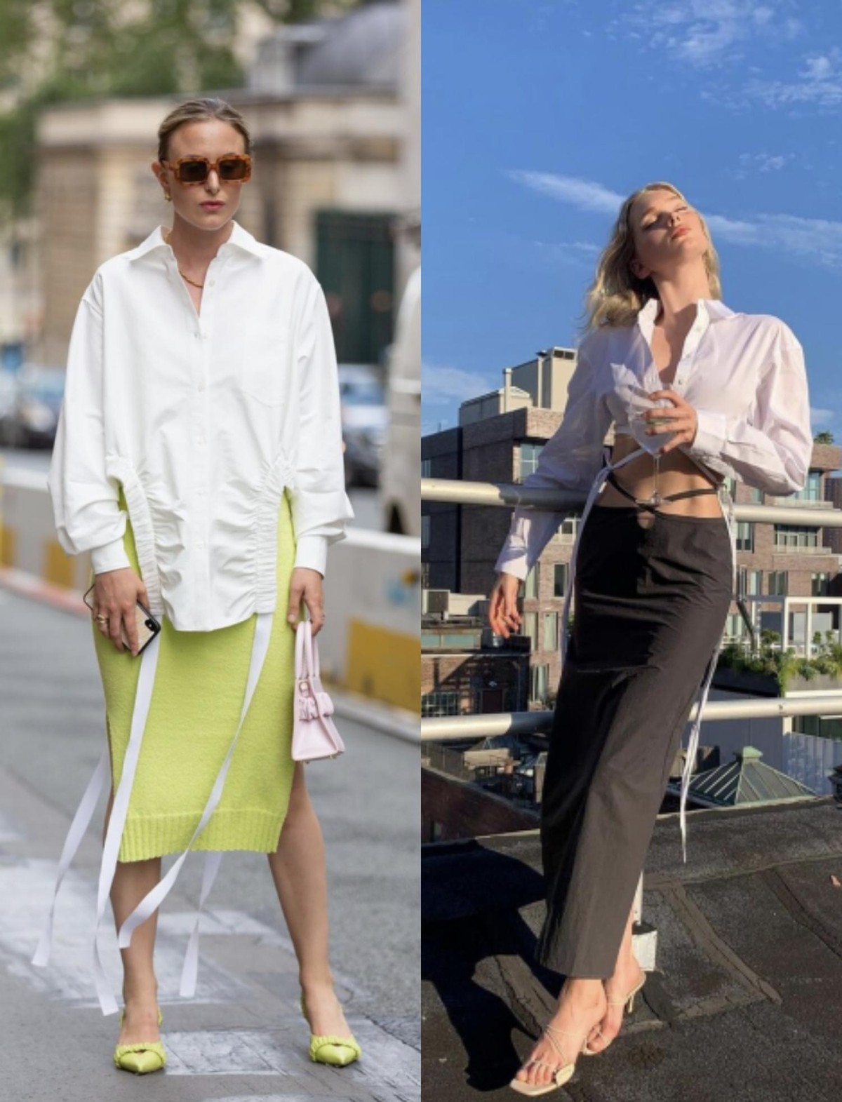 白小白的衣橱|白色衬衫的魅力无法拒绝，搭配裤装、裙装都适合，穿对了超有气质