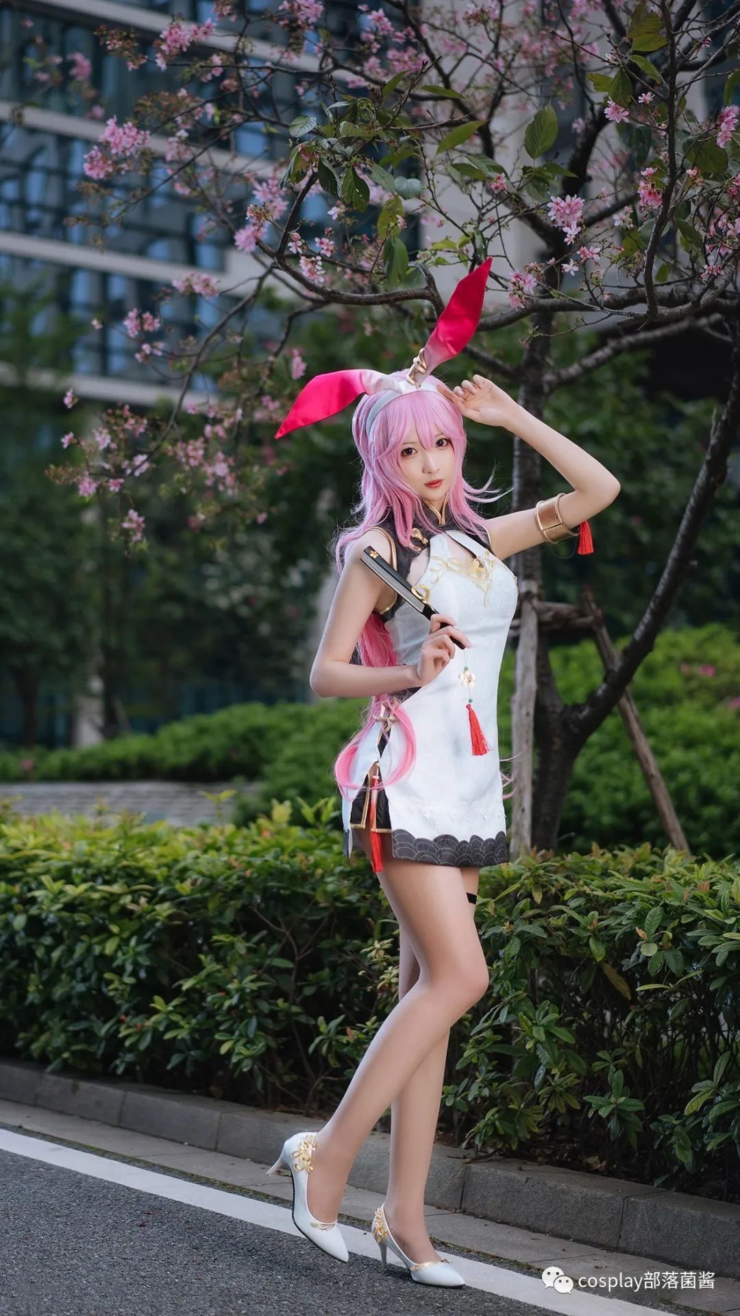 马红俊|cos：崩坏学园旗袍八重樱cos正片@南宫