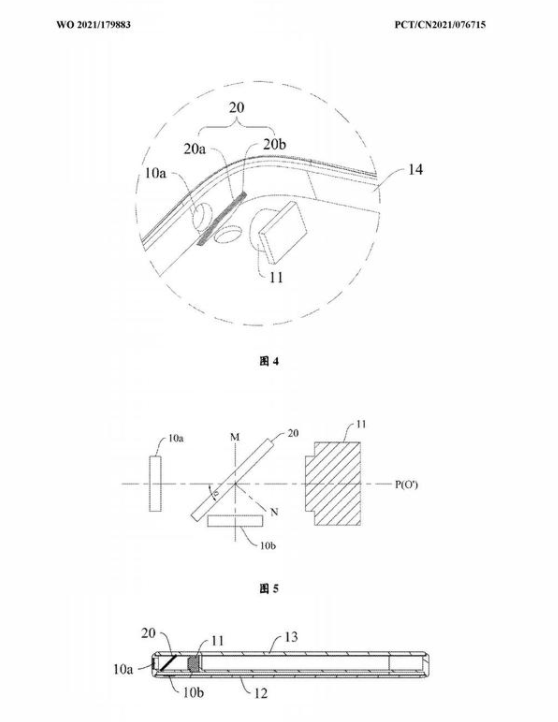 摄像头 OPPO新专利曝光，前后置摄像头外的另一种形态，侧边拍照