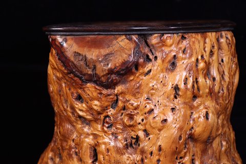 笔架|天然随形竹根笔架摆件