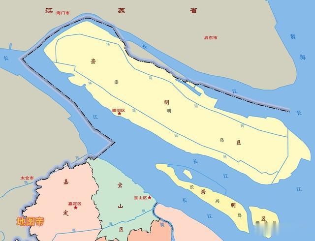 风长眼量 我国第三大岛崇明岛，为何不全部划给上海？