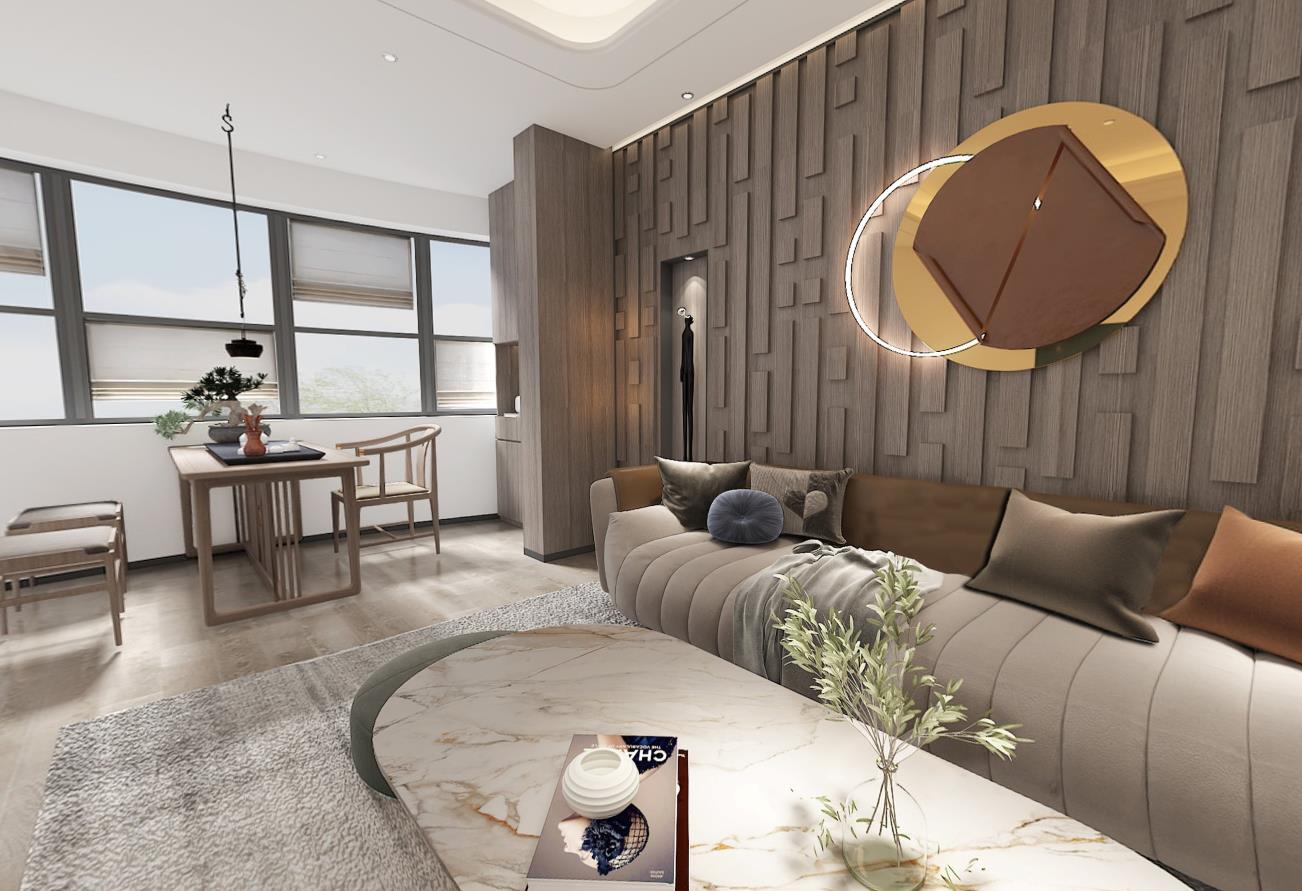 轻奢·生活——156平米轻奢风|珠海中冶逸景公馆三房两厅家装设计案例