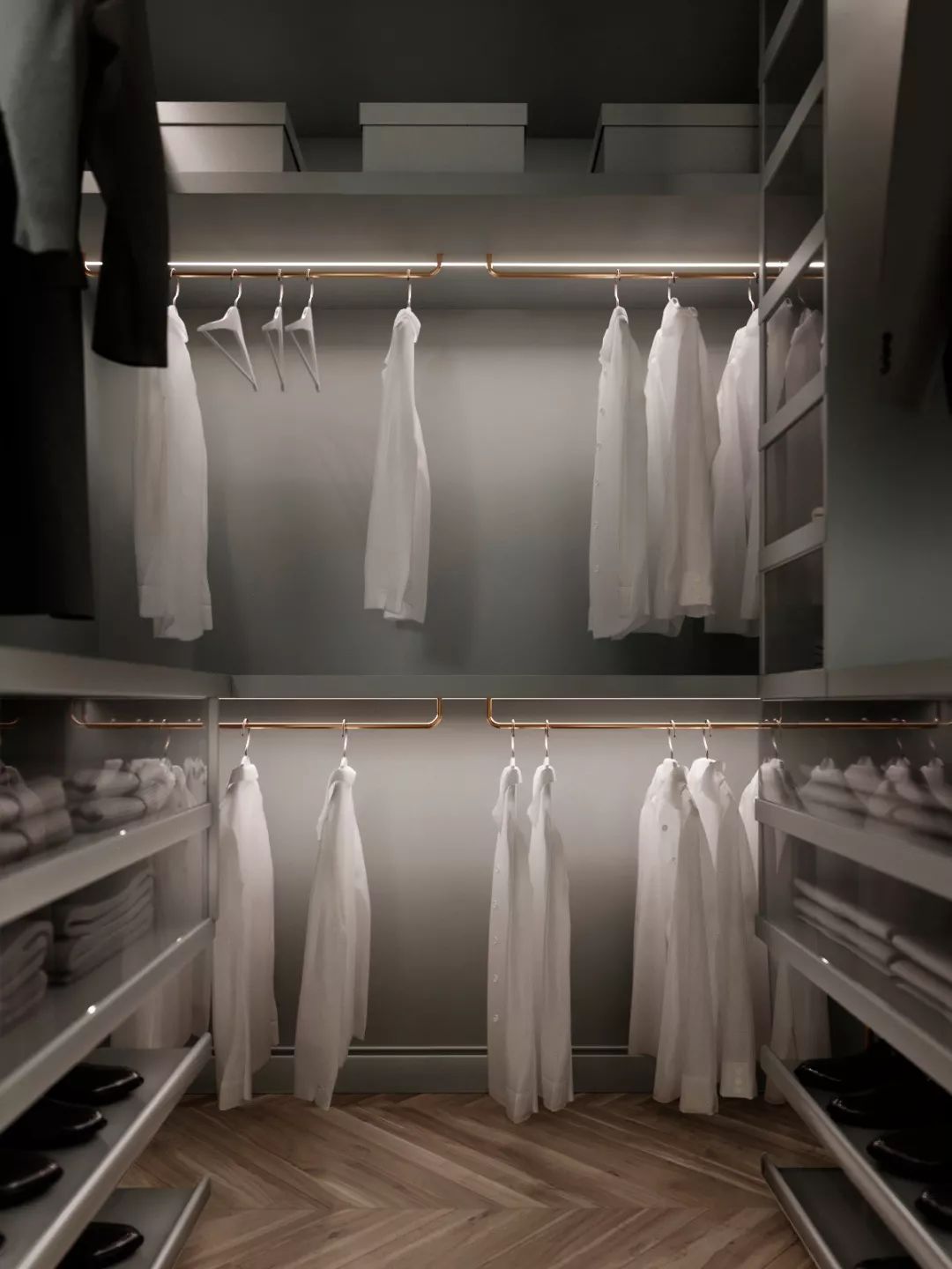 80㎡现代公寓，原木+金属+大理石，这才是家该有的模样