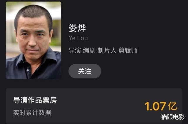 长津湖|娄烨作品累计票房过亿，合作过巩俐章子怡，网友：都是拿奖的作品