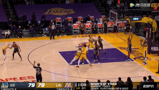 湖人队|28投4中！湖人这都能赢！牛逼啊格林，逼得老詹超远三分压哨绝杀勇士