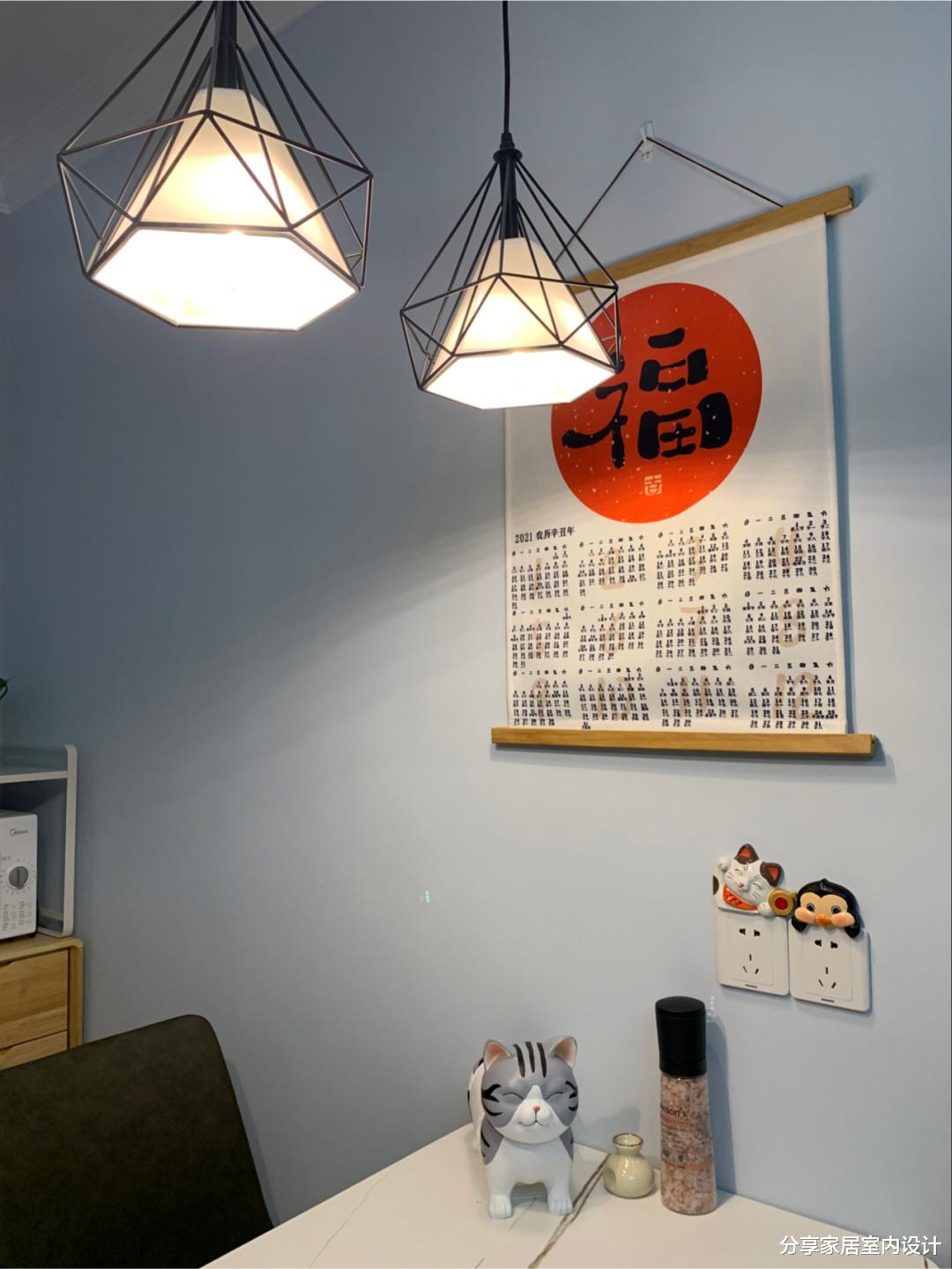 分享家居室内设计|第一次见上海郊区三口之家,空间小而温馨,不做吊顶太喜欢了!