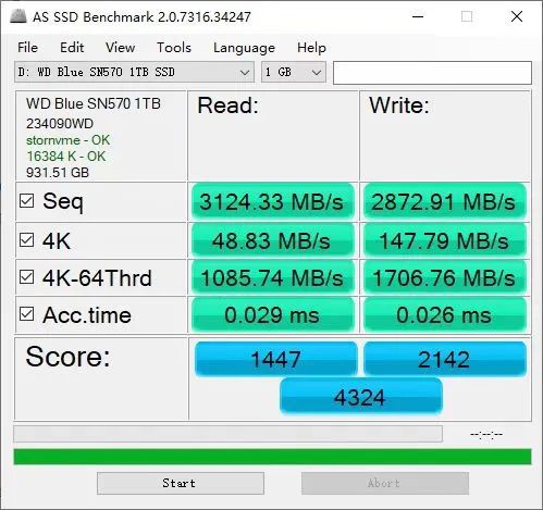 ssd|为你的创意内容护航——西部数据WD Blue SN570 NVMe SSD详评