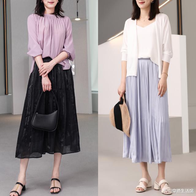 时尚穿搭生活馆|怕冷的中年女人，夏天少穿短裤，试试这样穿，演绎知性美