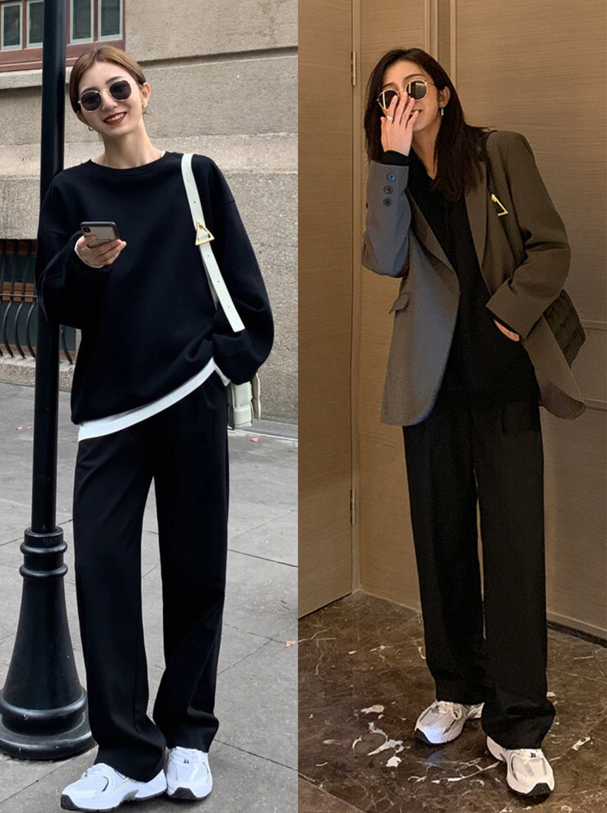 小喵说时尚 一件黑卫衣=N套搭配,可盐可甜,可酷可飒,真美!