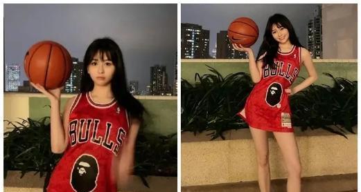 沈月|21岁沈月晒靓照，穿方领连衣裙尽显好身材，颜值不输妈妈邱淑贞