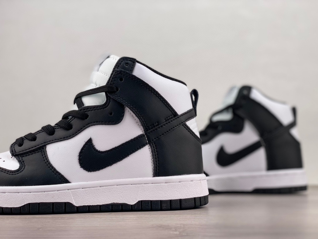 莆田鞋匠 Nike Dunk High Retro低帮 黑白熊猫