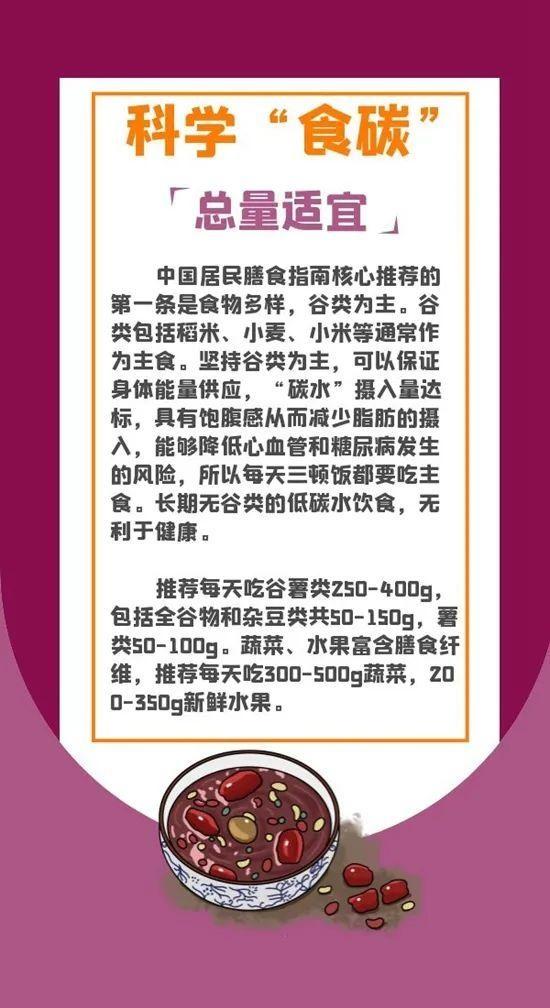 提醒 | 怎样健康不发胖地科学吃“碳水”？快来了解一下