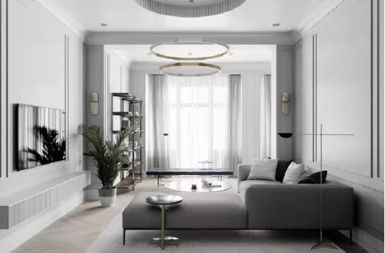 140㎡高级灰，空间化零为整，浪漫与实用并存！