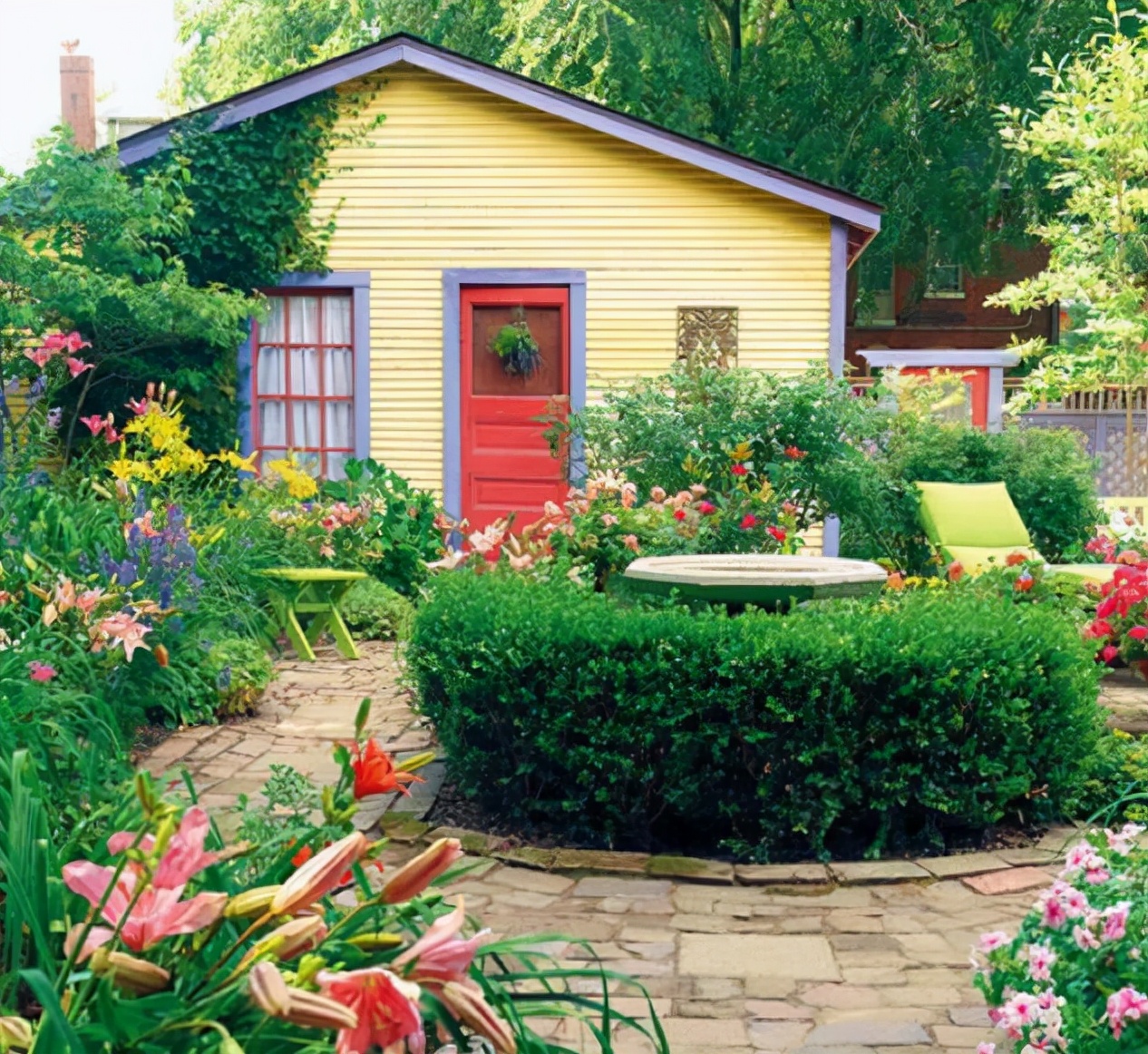 庭院设计| 小空间造园有困难?记住这几点,小花园也可以美轮美奂