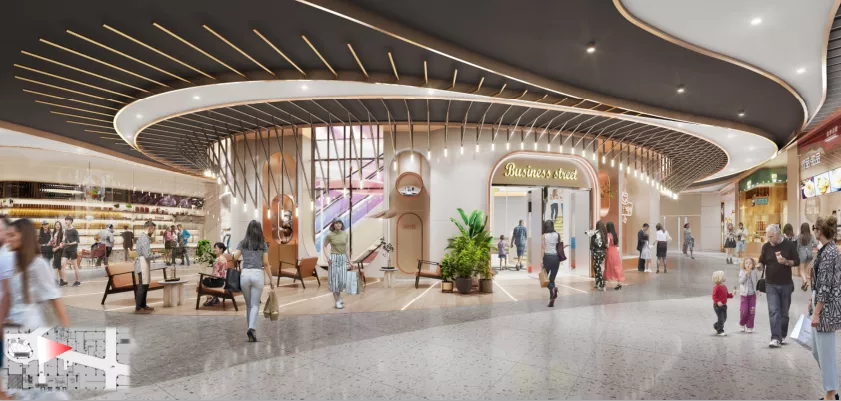 红角洲大型商业!联泰万悦汇封顶!内部装修效果图首次曝光!