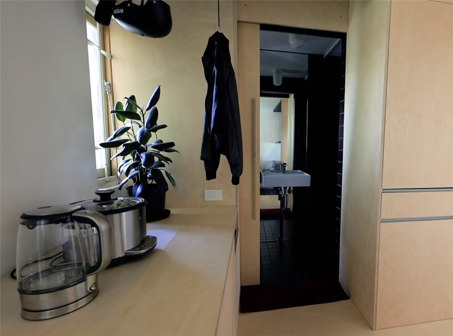 |男生独居28㎡迷你公寓，空间虽然不大，但颜值和功能真没得挑