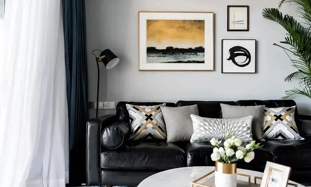 130㎡三居室轻奢新房,完工效果格调满满!