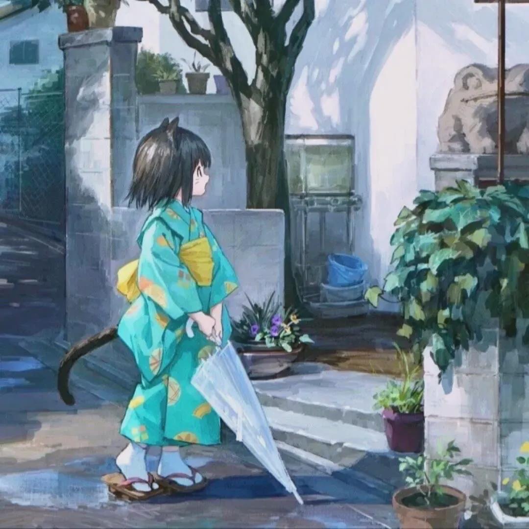 |動漫頭像：希望嘴邊的碎碎念念成為身邊的歲歲年年