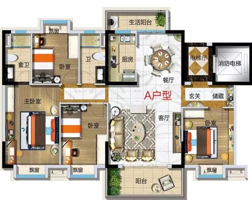 客厅|满足以下几点，才是好户型的布局
