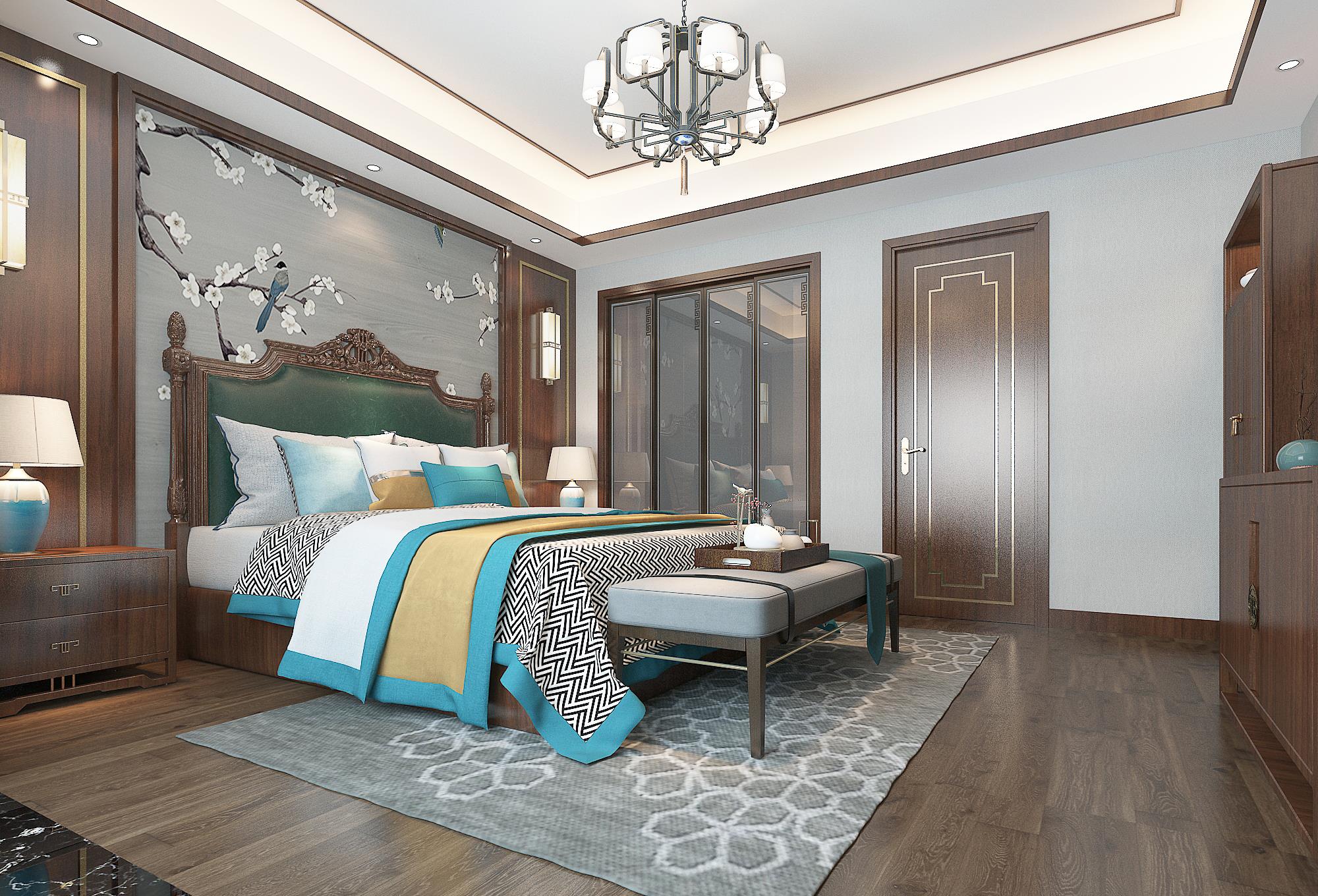 新帝雅|上海夫妻的新房装中式,三层别墅,虽然面积不大,装出来却很温馨