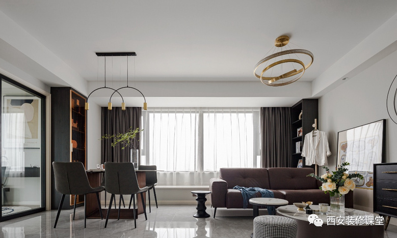 |120㎡三室婚房，小横厅实现大衣帽间和大厨房