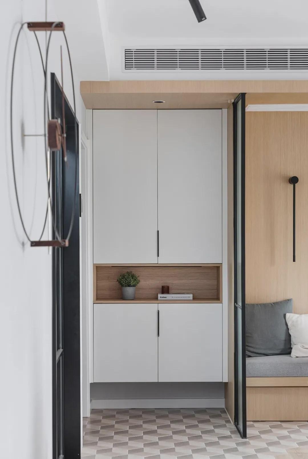 90后小情侣买下110㎡公寓，舍弃一间房，Get衣帽间+多功能室！