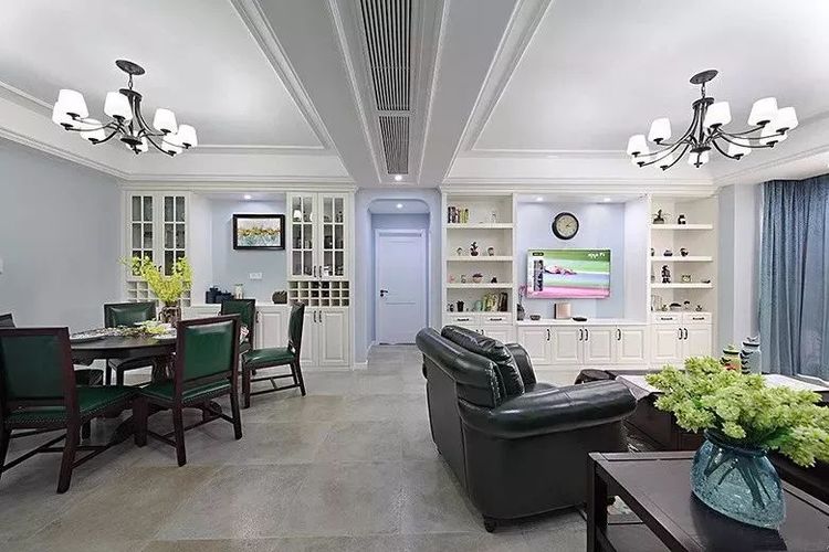 客厅连着餐厅,如何去分割空间呢?