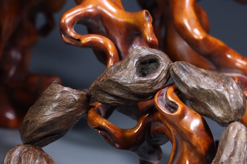 沉香|旧藏：奇楠沉香·七籽手串