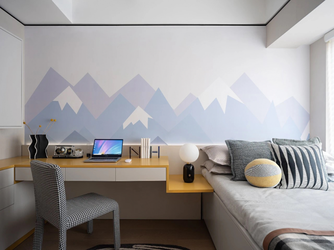 90m2百看不厌的家:灰白搭配+区块吊顶,他家可以跟着学!