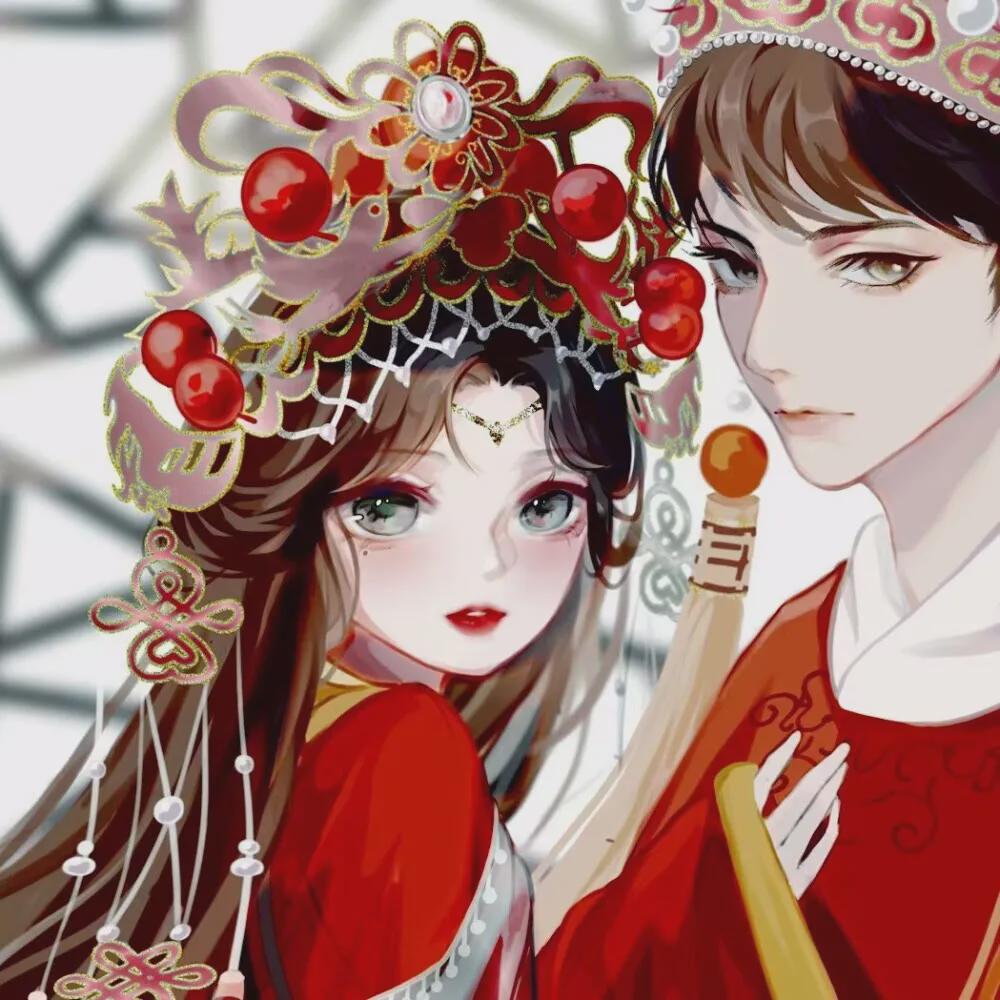 |动漫头像：太阳快要落山的时候，路灯都会接着亮起，继续温暖人心