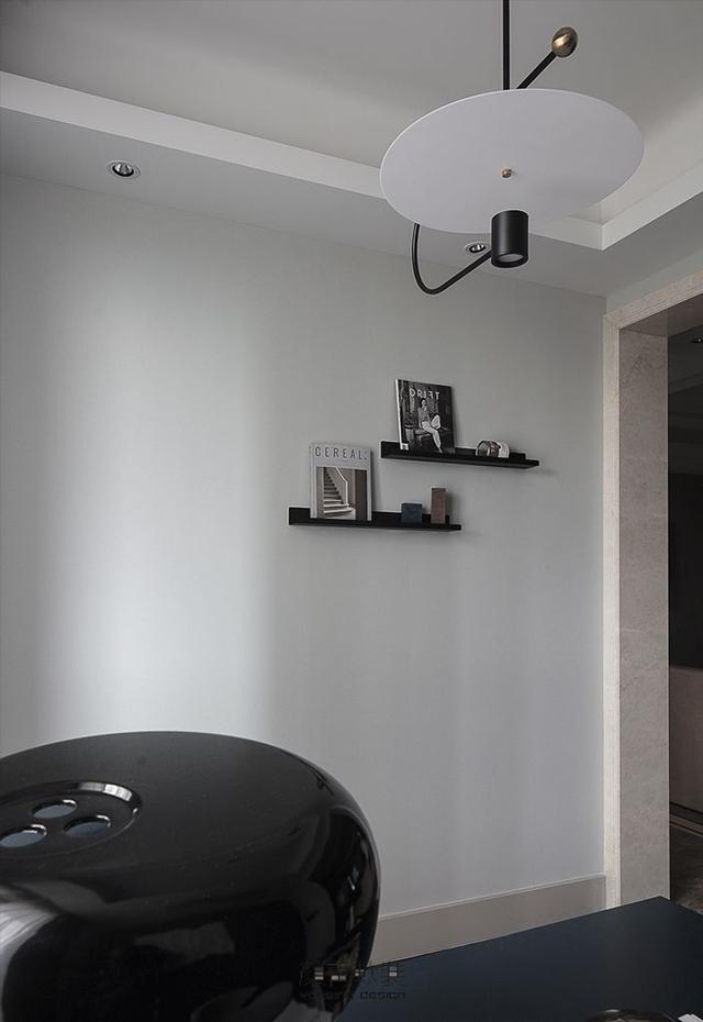 |180㎡现代简约,黑白灰的空间,营造出时尚高级的质感