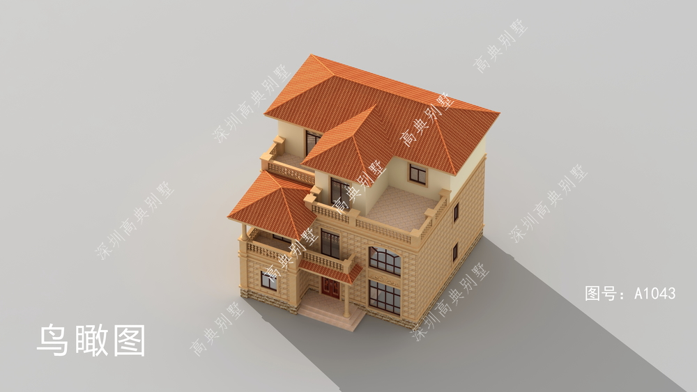 三层欧式别墅，外形简洁大方，室内布局合理，一起来看看吧。