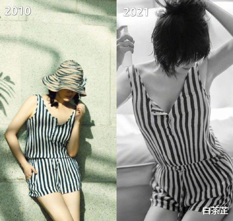 刘亦菲|52岁许晴身材保持太好！11年前的短裙至今仍在穿，风韵更胜从前